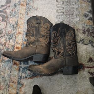 Smoky Mountakn Cowboy Boots Mens Size (Womens Approx Size 7)